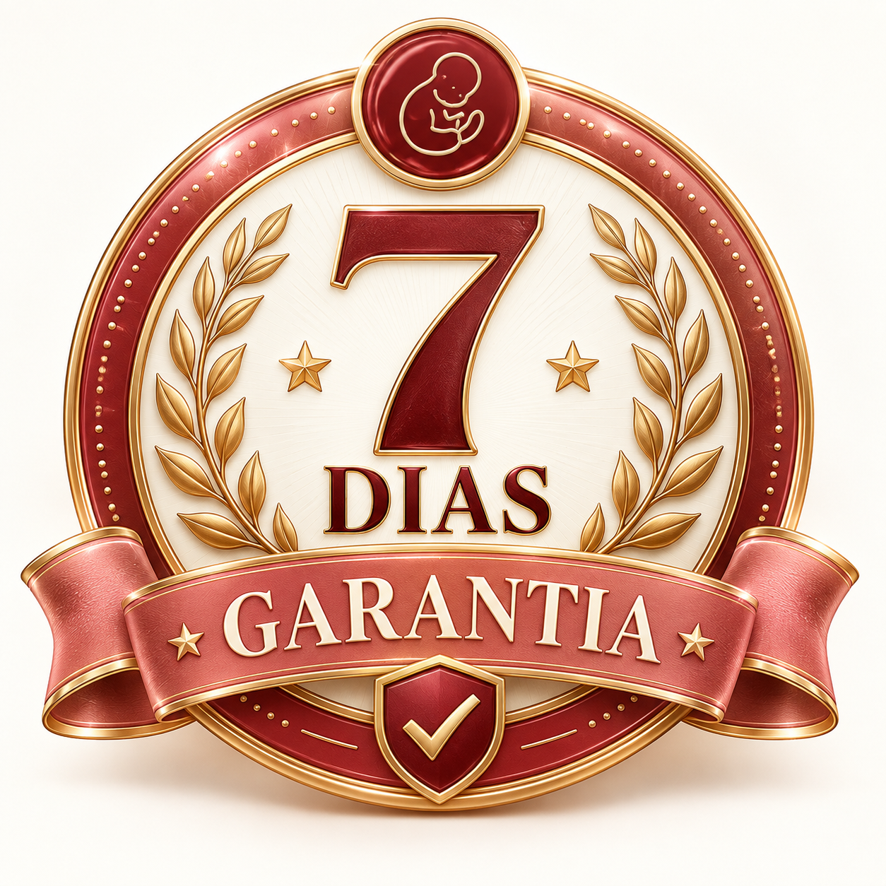 Selo de garantia de 7 dias