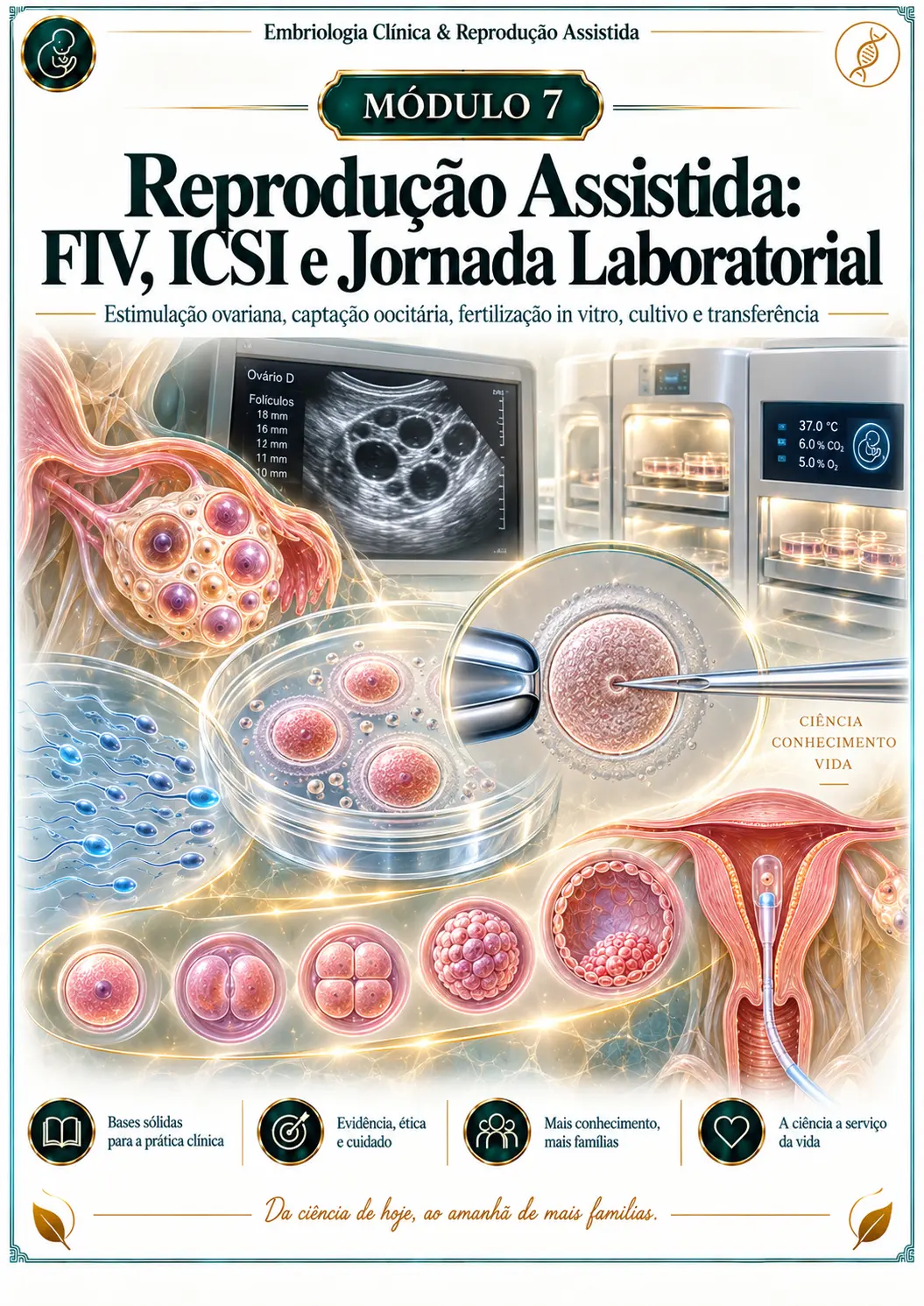 Módulo 7 — Reprodução Assistida: FIV, ICSI e Jornada Laboratorial